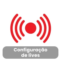 Configuração de lives
